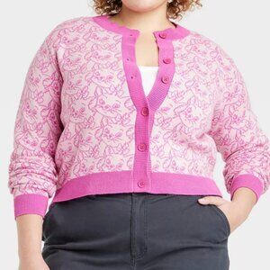 NWT Disney x SkinnyDip Aristocrats Marie Graphic Cardigan